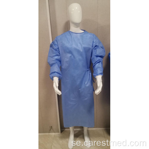 Engångsförstärkt SMS 45GSM kirurgisk klänning